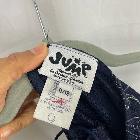 Jump Apparel Blue with silver dress for prom, weddings, etc size 11/12 - Picture 11 of 12